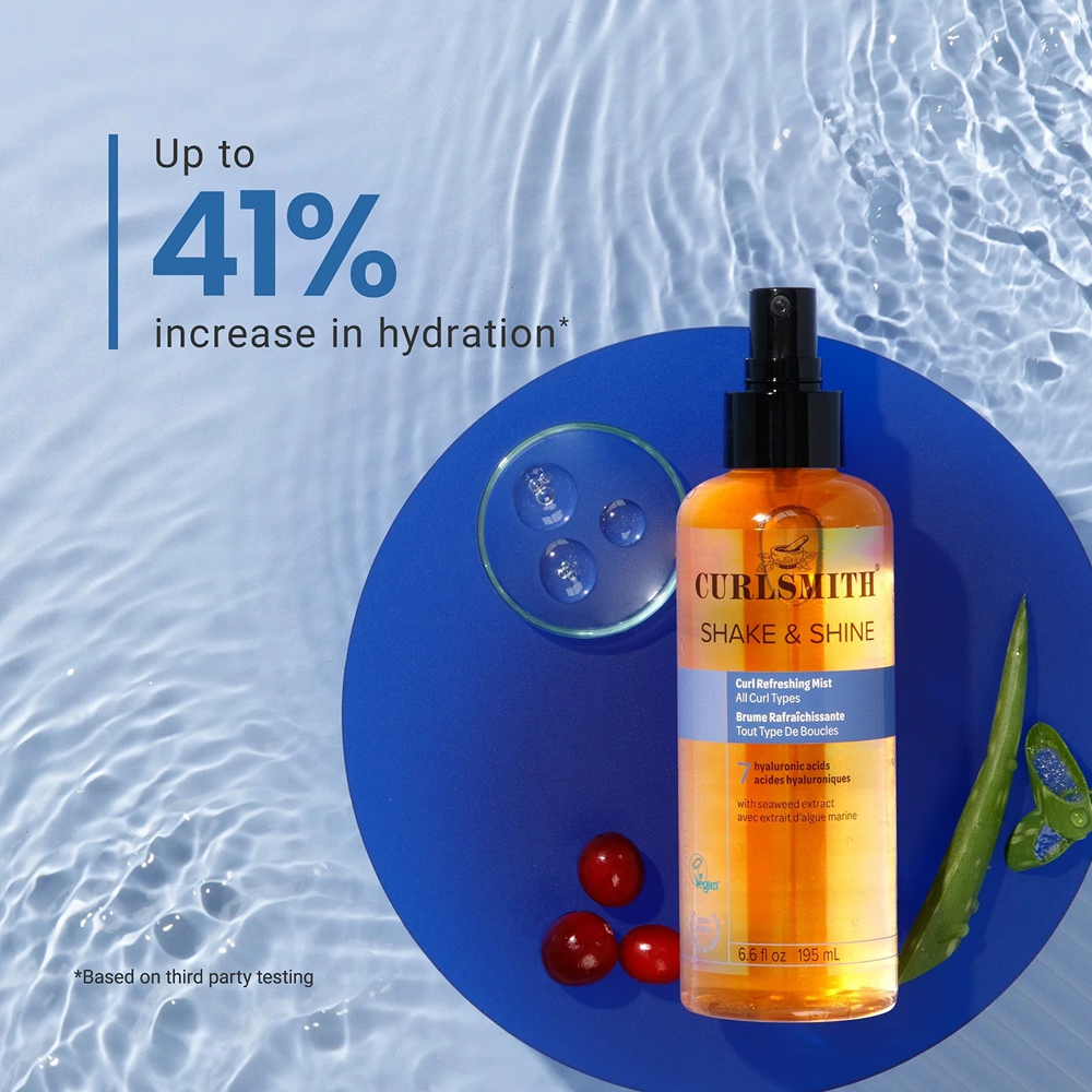 Curlsmith Shake + Shine Locken-Erfrischungsspray 195ml