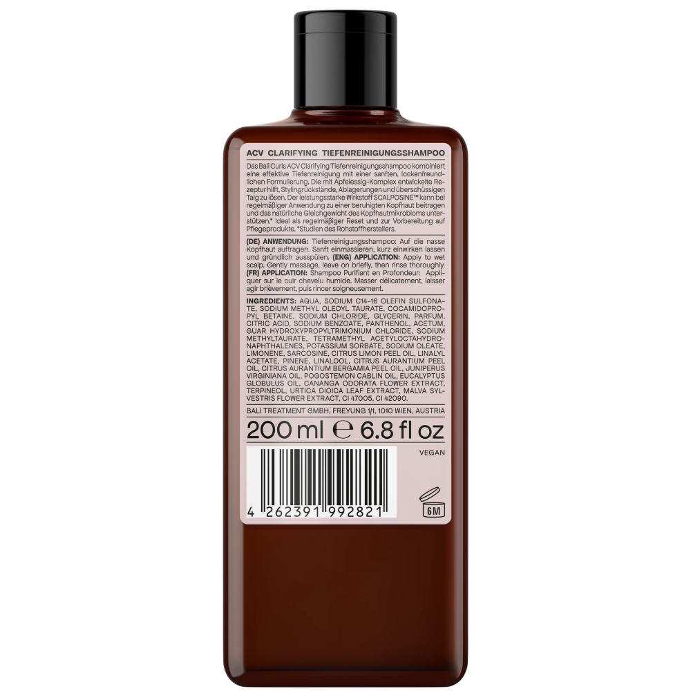 Bali Curls ACV Clarifying Shampoo 200ml