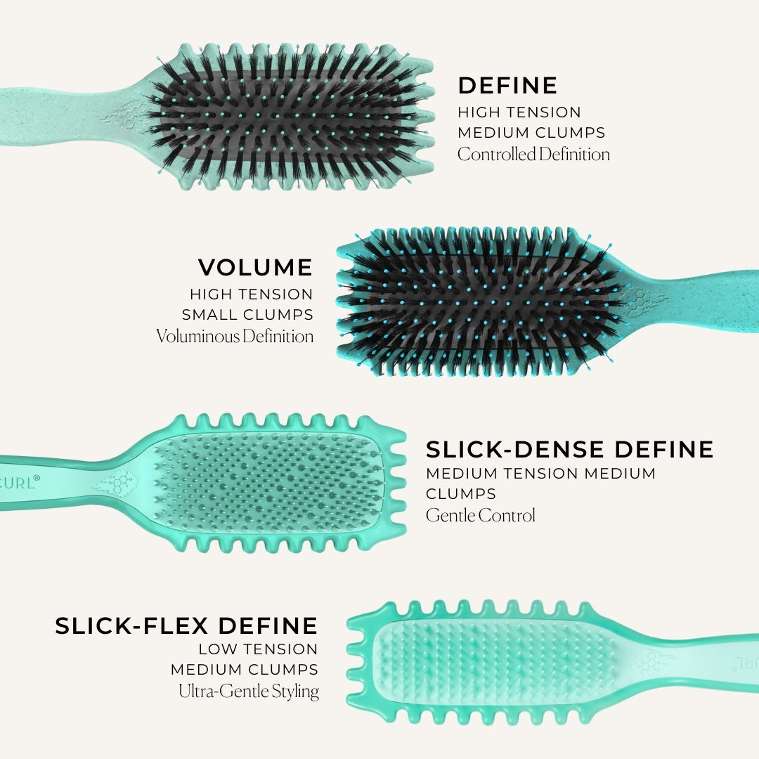 Bounce Curl Slick-Dense Define EdgeLift Brush Teal