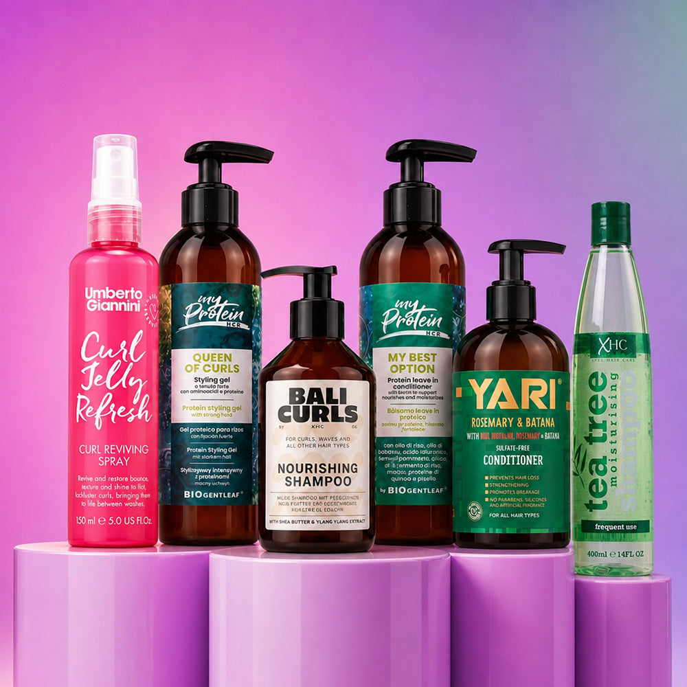 CurlyNest Starter/Beginner Kit for First-Time Curly Hair Care