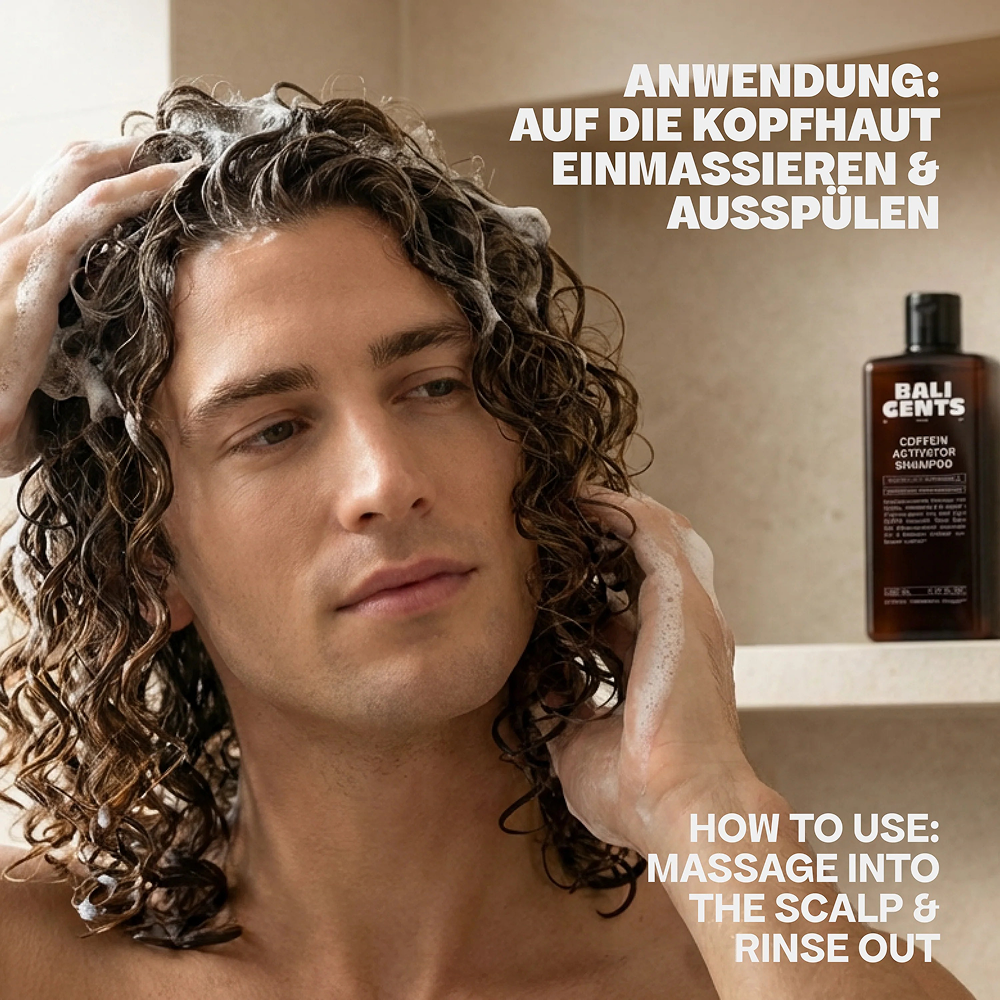 Bali Curls Gents Coffein Activator Shampoo 200ml