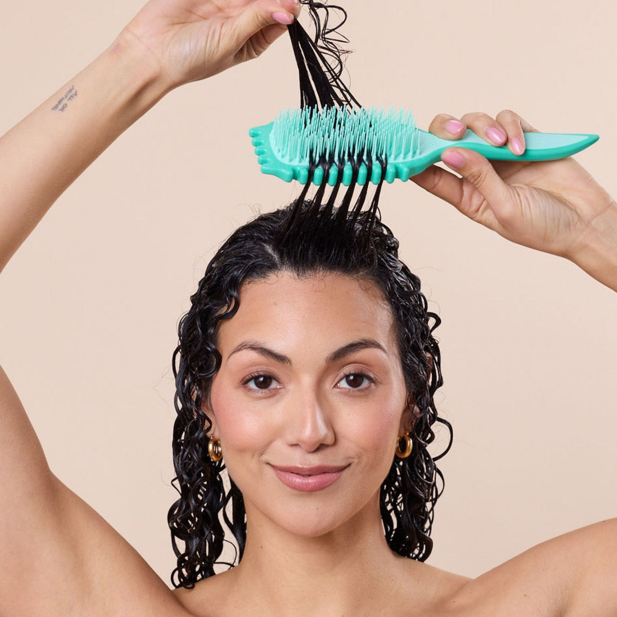 Bounce Curl Slick-Dense Define EdgeLift Brush Teal