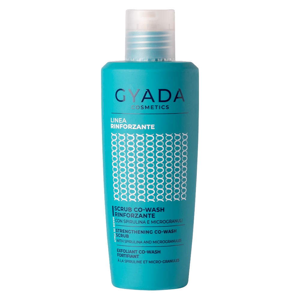 Gyada Cosmetics Linea Rinforzante Scrub co wash rinforzante con spirulin E Microgranuli
