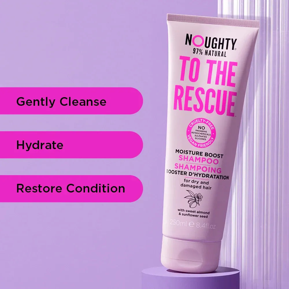 Noughty To The Rescue Moisture Boost Shampoo 250ml