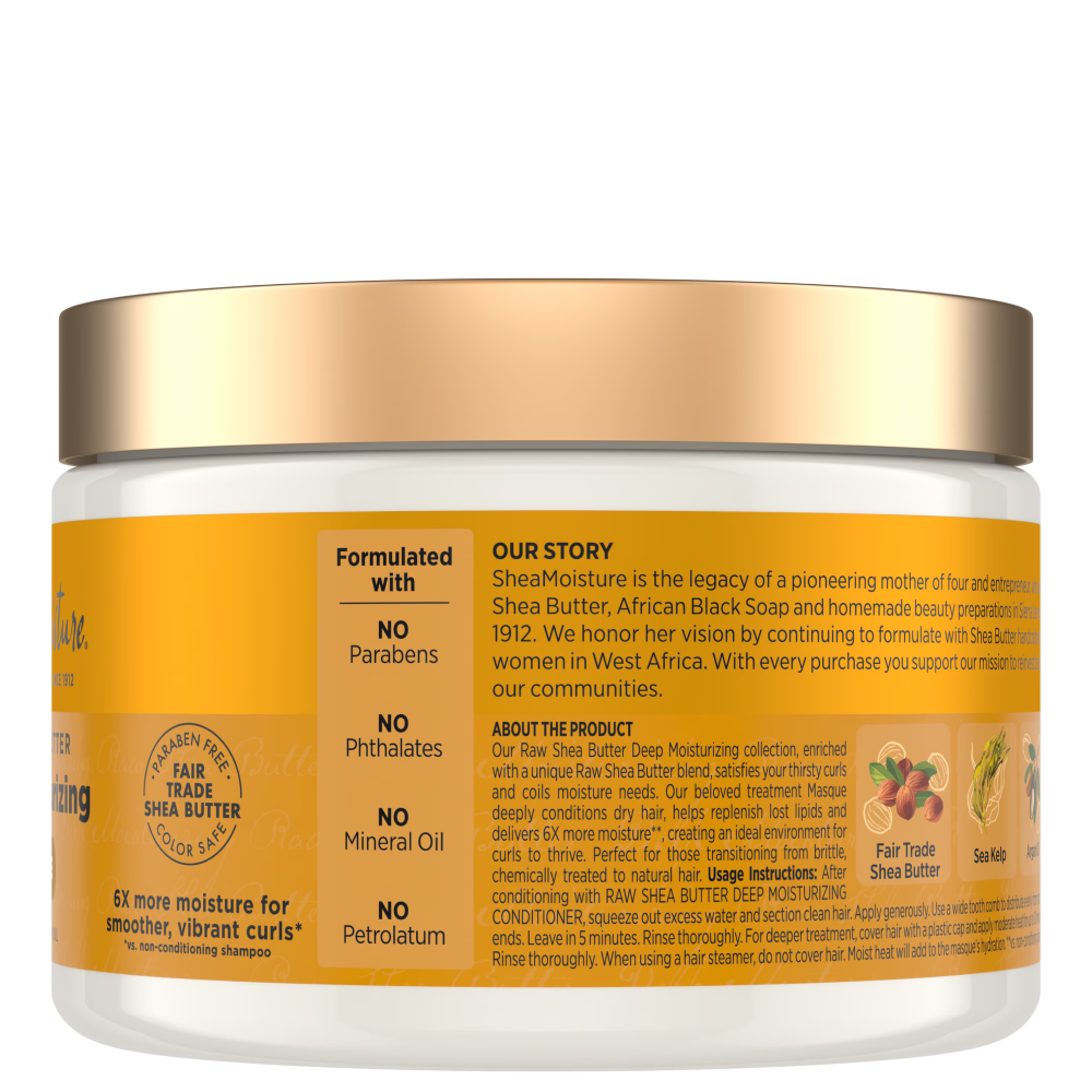 Shea Moisture Raw Shea Butter Feuchtigkeitsmaske 326g