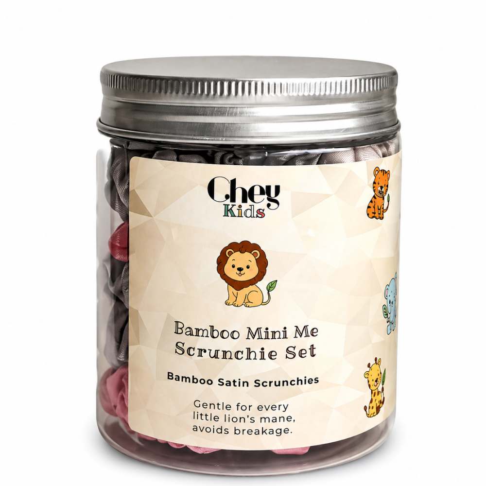 Chey Haircare Kids Bambus Mini Scrunchie Set