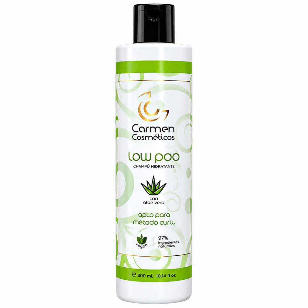 Carmen Cosmetics Low-Poo Vegan Curly Shampoo 300ml