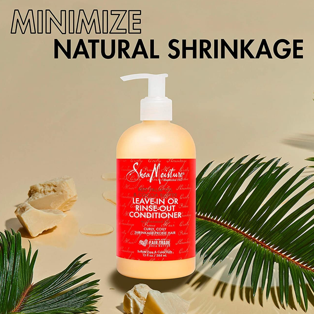 Shea Moisture Rotes Palmöl & Kakaobutter Hi-Slip Entwirr-Shampoo 384ml