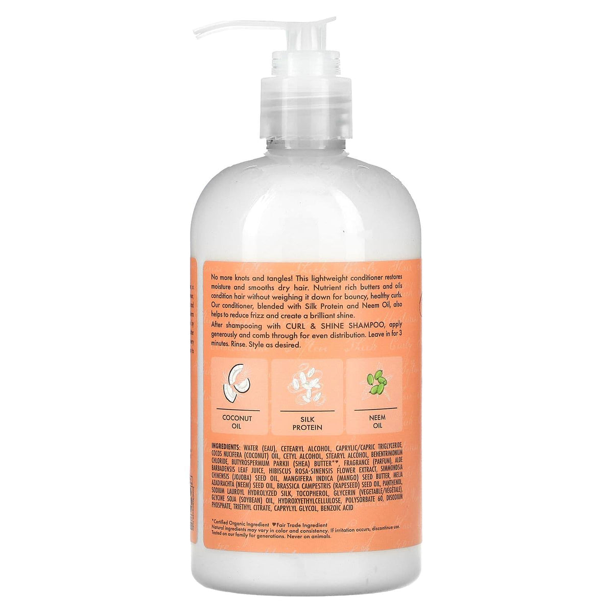 Shea Moisture Coconut & Hibiscus Curl & Shine Conditioner 384ml