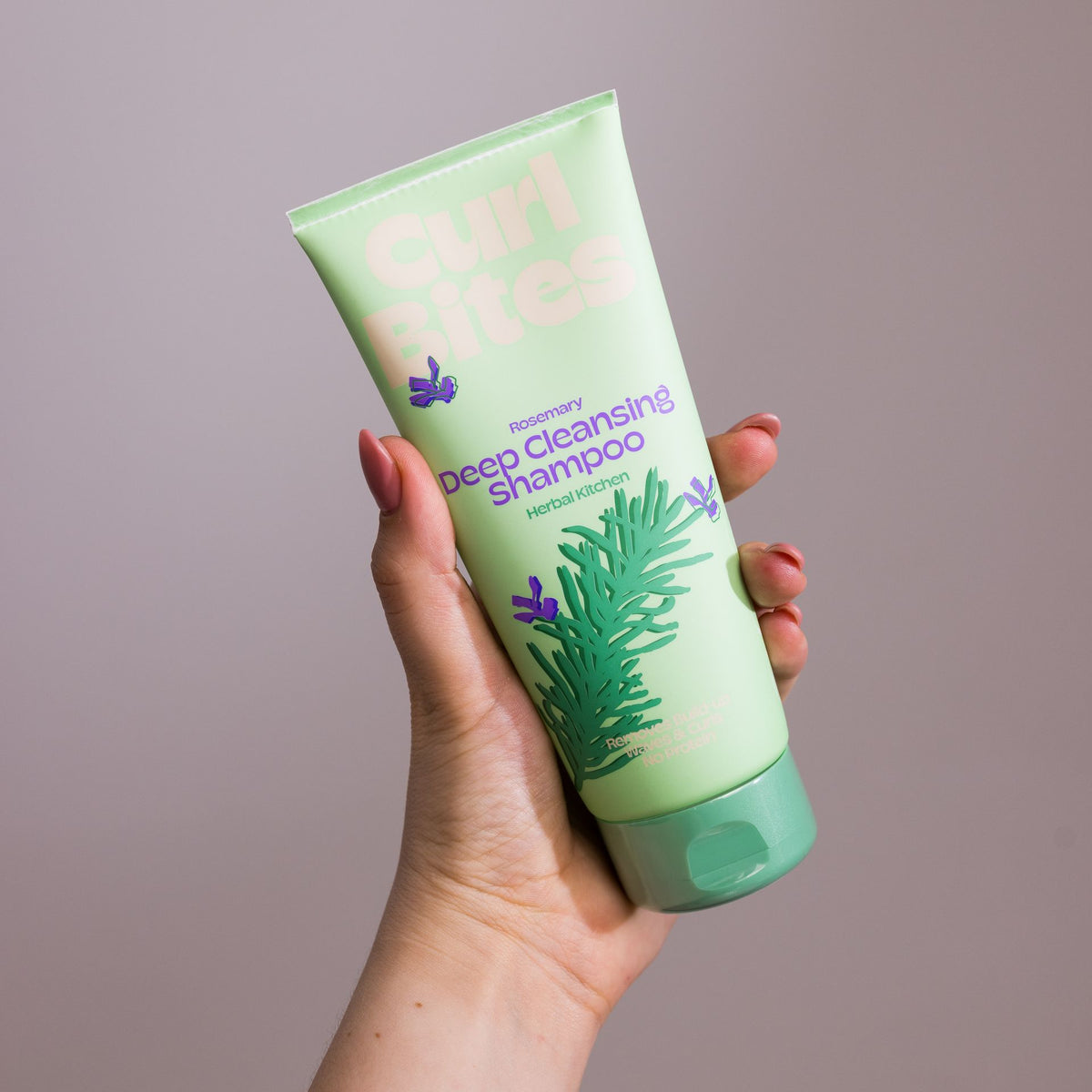 Curl Bites Rosemary Deep Cleansing Shampoo 200ml