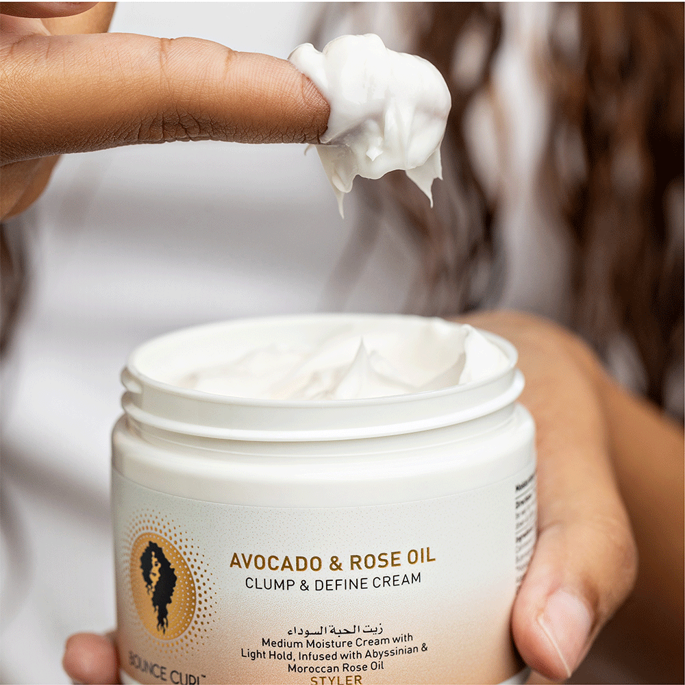 Bounce Curl Avocado & Rose Oil Clump and Define Cream