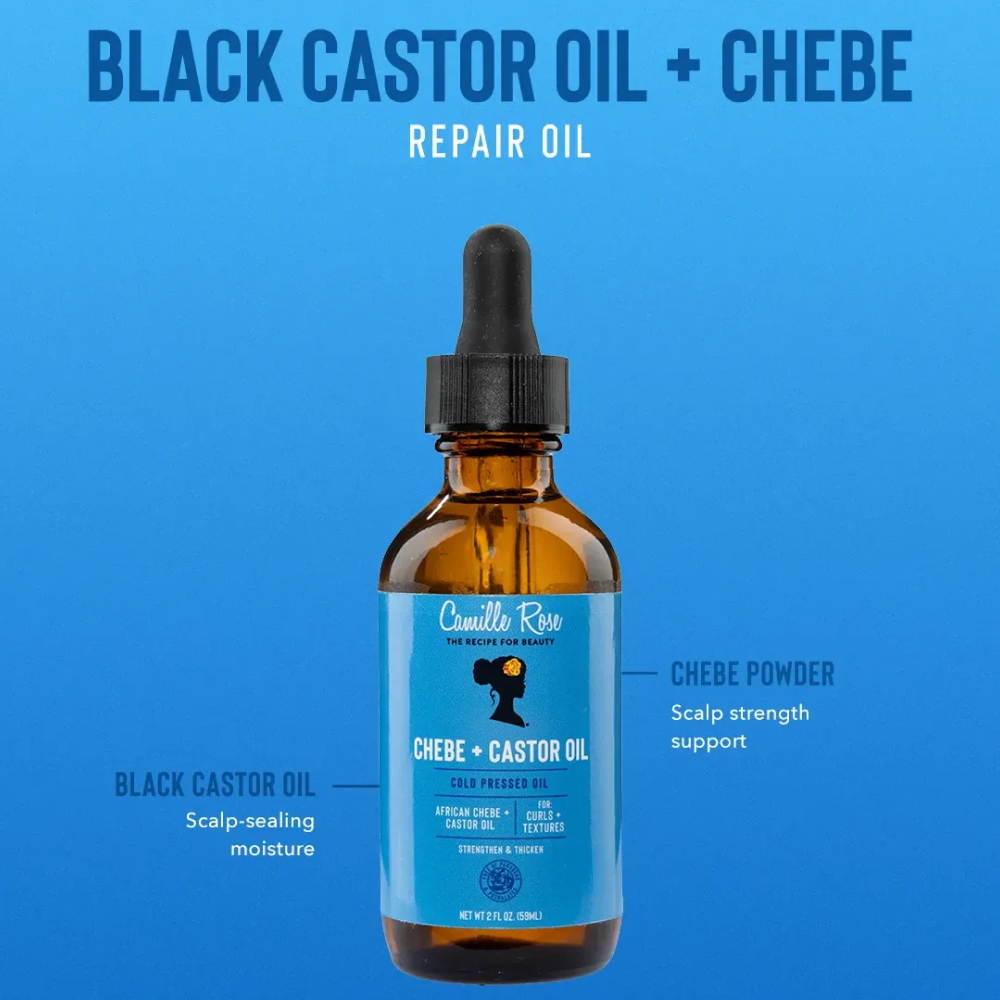 Camille Rose Black Castor + Chebe Repair Oil 59ml