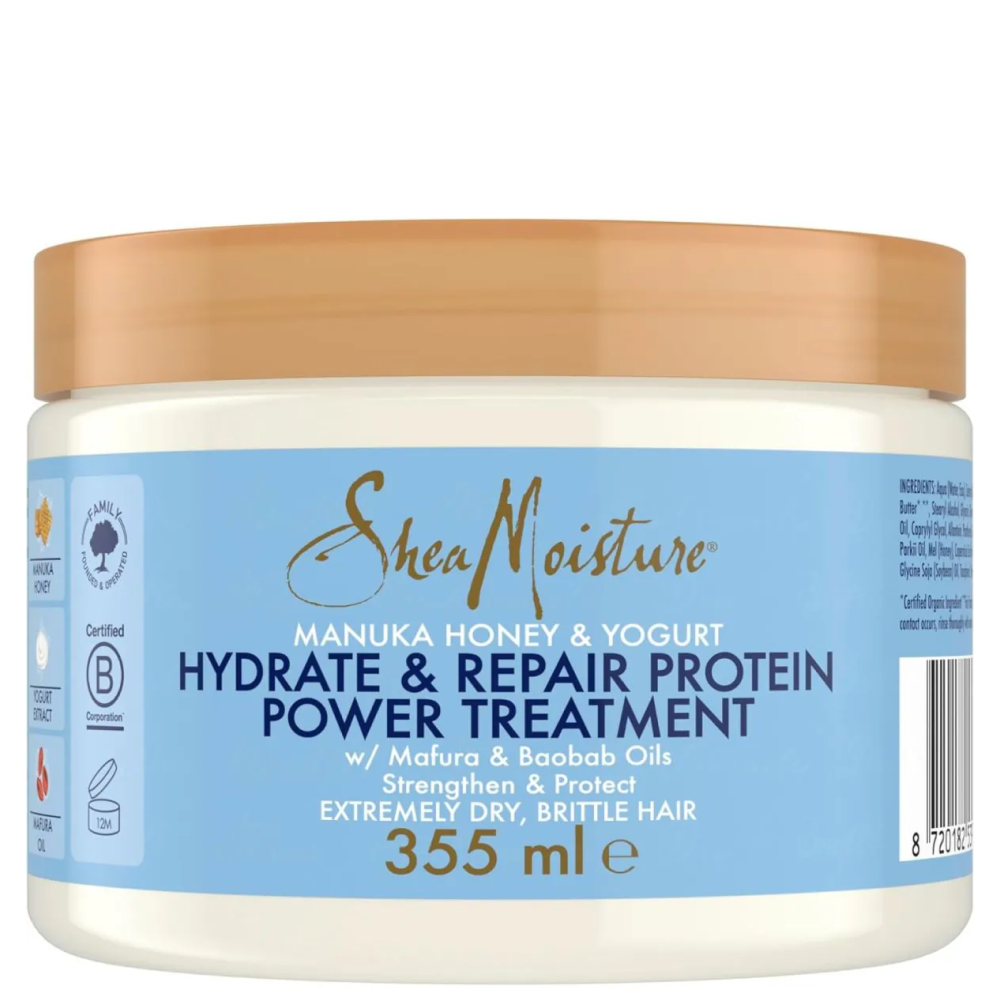 Shea Moisture Manuka Honig & Joghurt Hydrate + Repair Protein Power Treatment 355ml