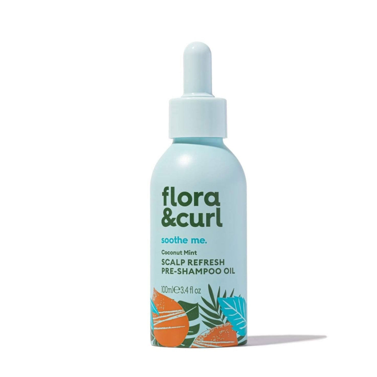 Flora & Curl Soothe Me Kokosnuss-Minze Kopfhaut-Erfrischung Pre-Shampoo Öl 100ml
