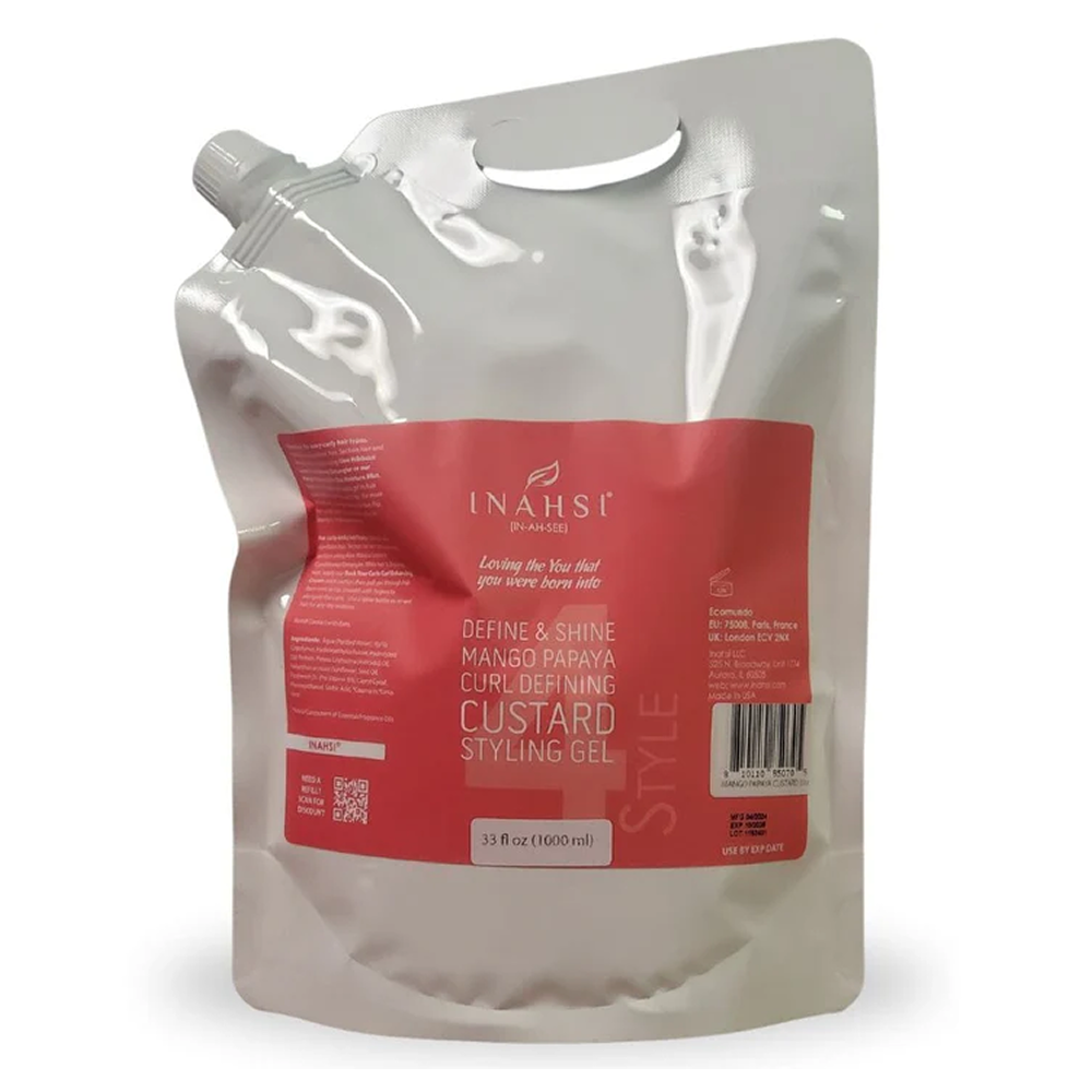Inahsi Naturals Define & Shine Mango Papaya Curl Defining Custard
