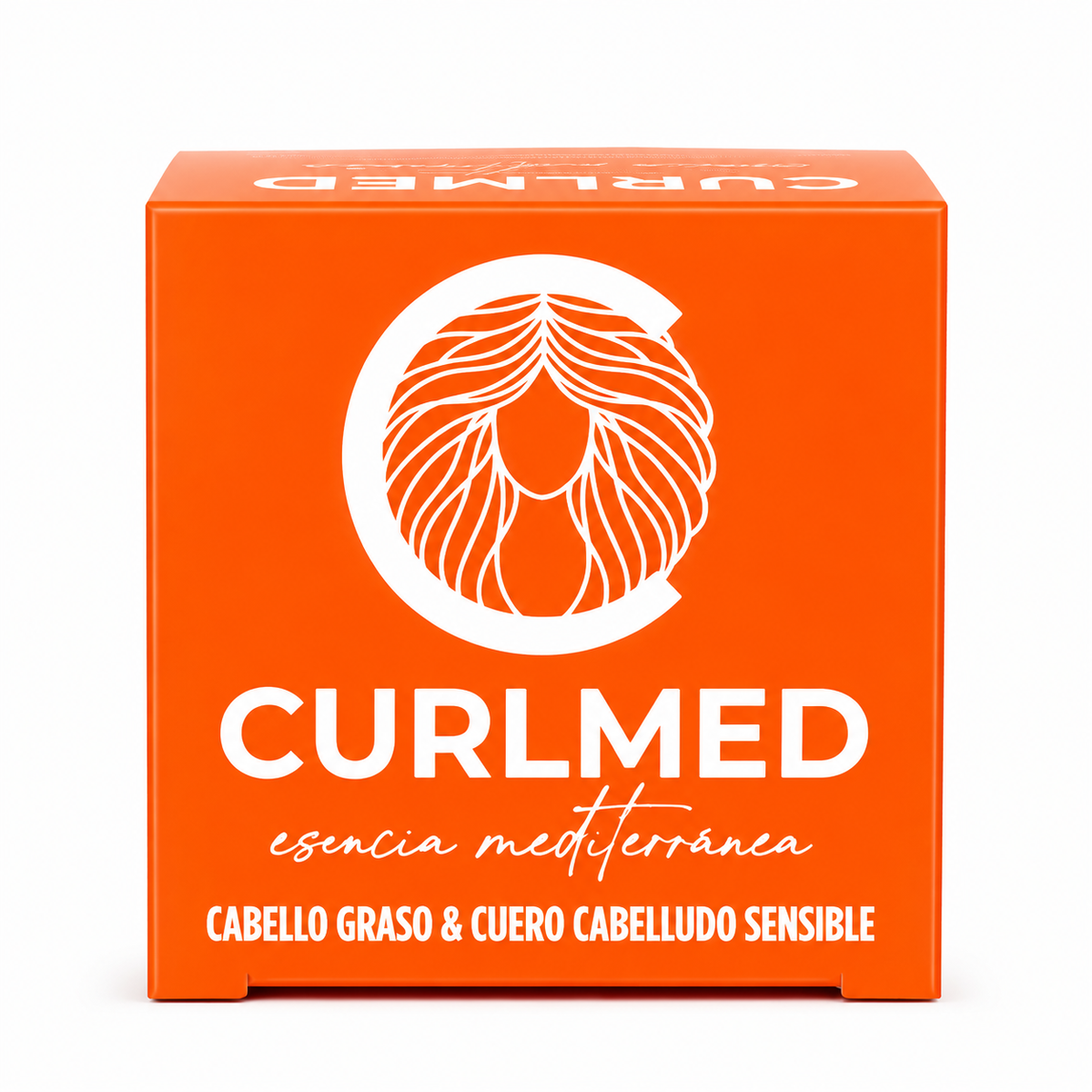 CurlMed Festes Shampoo für fettiges Haar und empfindliche Kopfhaut 80g