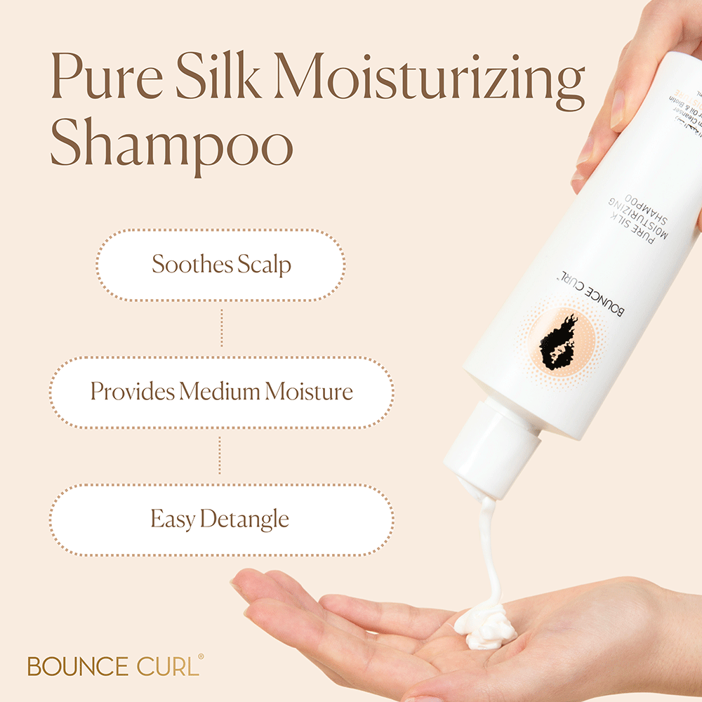 Bounce Curl Pure Silk Moisturizing Shampoo 238ml