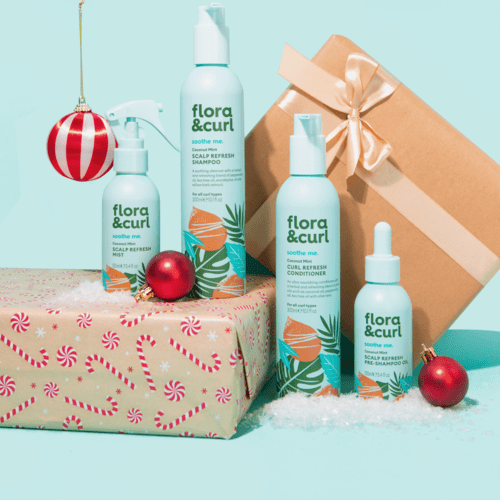 Flora & Curl Soothe Me Kokosnuss-Minze Kopfhaut-Erfrischung Pre-Shampoo Öl 100ml