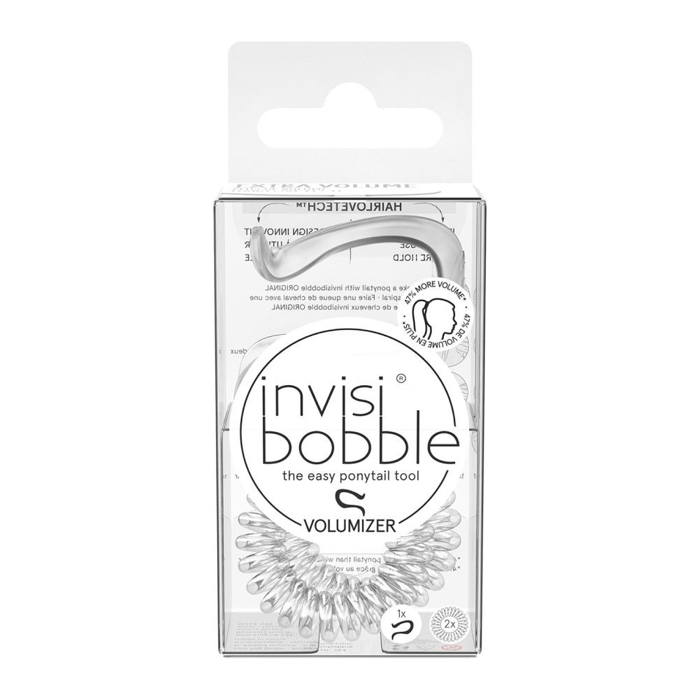 Invisibobble Volumizer Crystal Clear (1 Volumizer + 1 Original)