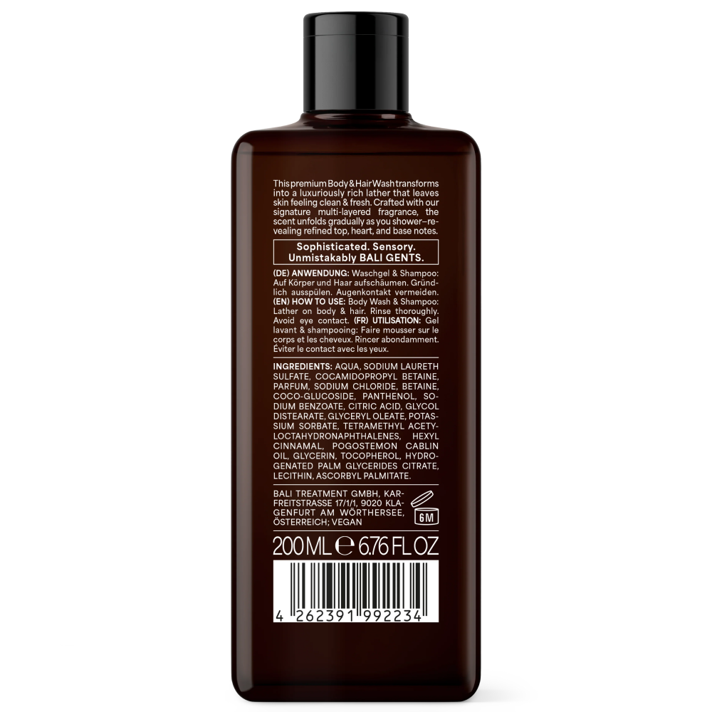 Bali Curls Gents Bodywash Sandelholz Leder 7 200ml