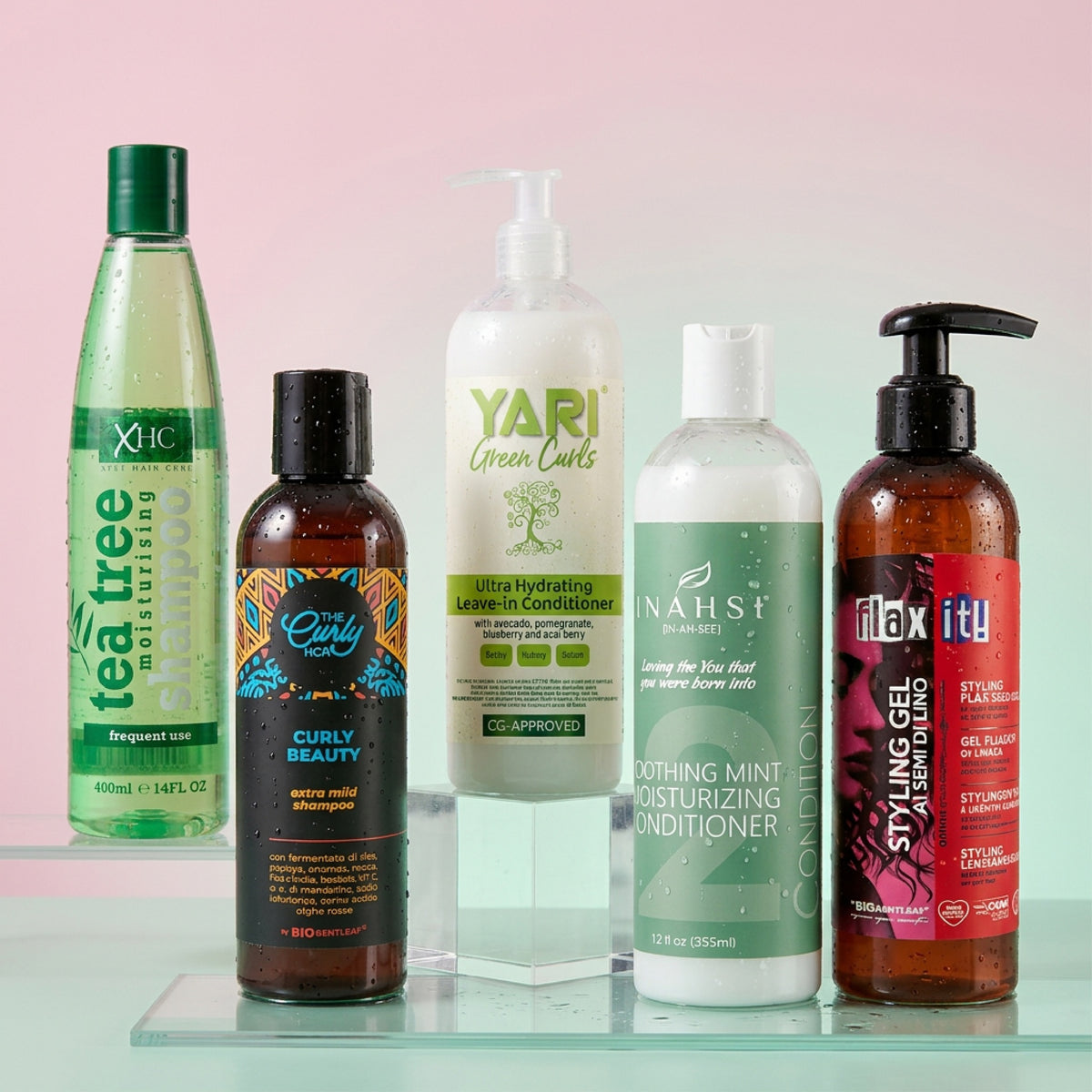 CurlyNest Starter Kit für lockiges Haar 3C-4A - Lipiderhaltung