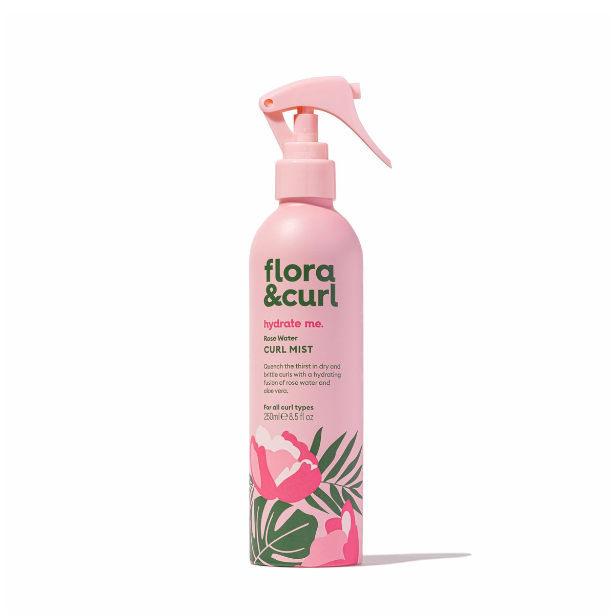 Flora & Curl Hydrate Me Rose Water Curl Mist 250ml