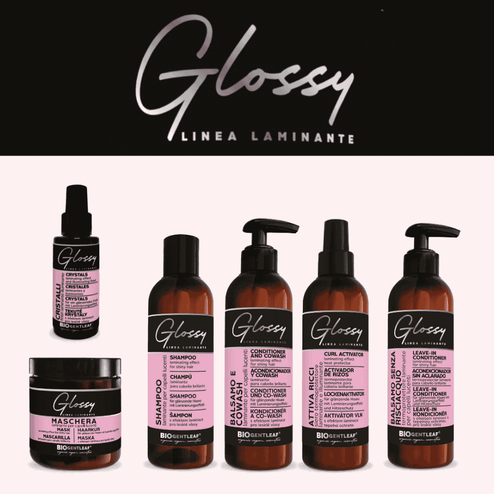 Bio Gentleaf Glossy Laminating Locken Aktivator für glänzendes Haar 200 ml