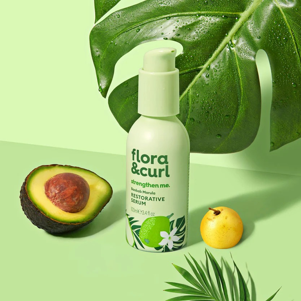 Flora &amp; Curl Baobab Marula Restorative Serum 100ml