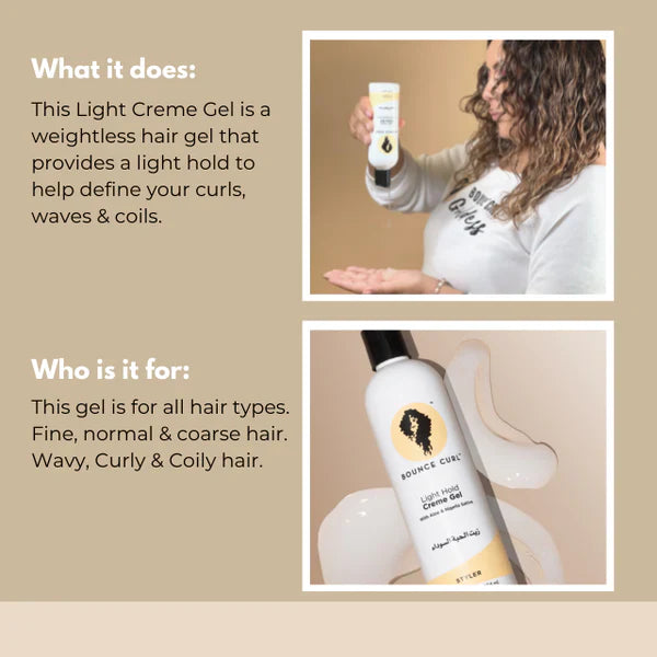 Bounce Curl Leichtes Halt Creme Gel