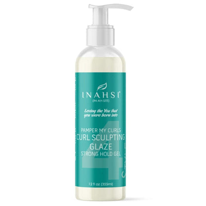 Inahsi Naturals Pamper My Curl Sculpting Glaze Strong Hold Gel
