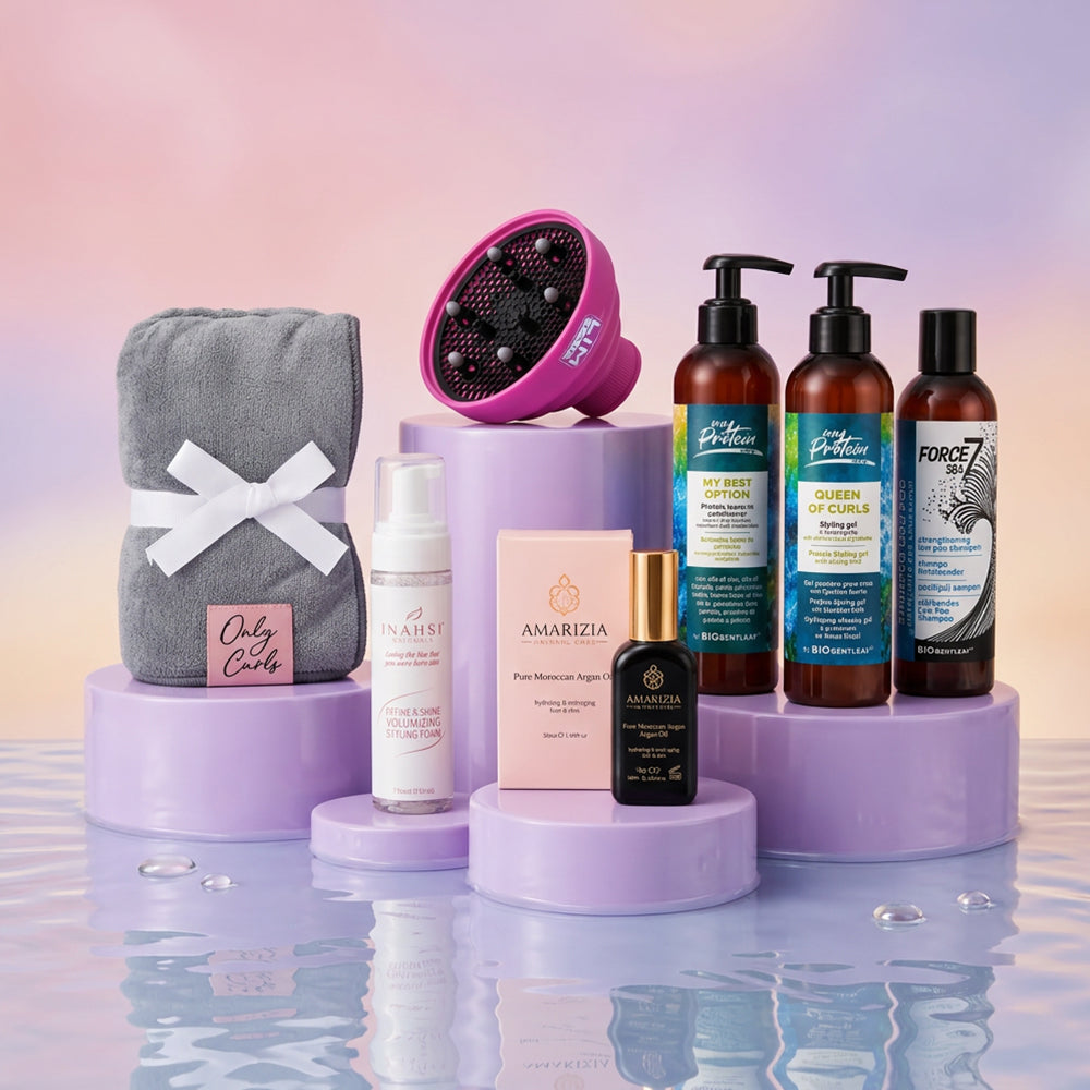 CurlyNest Pro Kit für welliges Haar 2A-2B - Wellen-Architektur