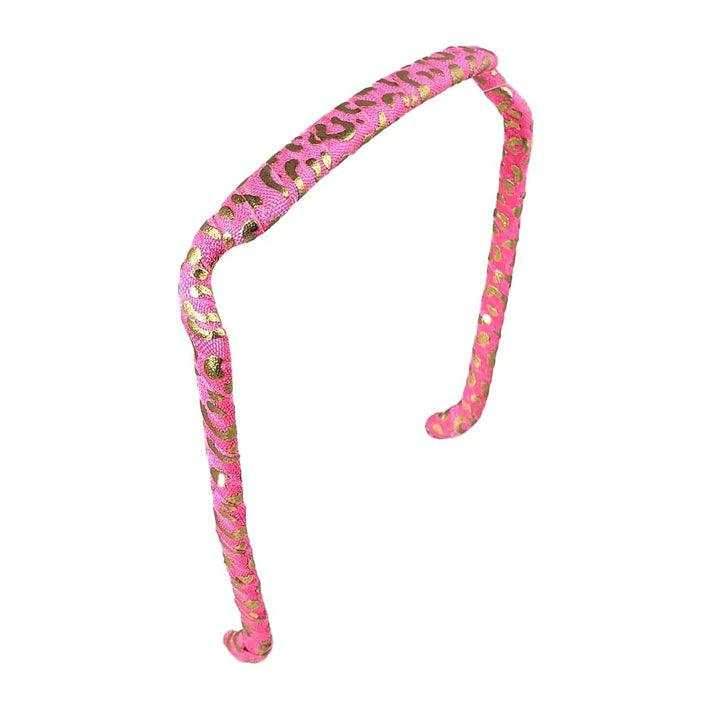 Zazzy Bandz Pink und Gold Gepard umwickelt