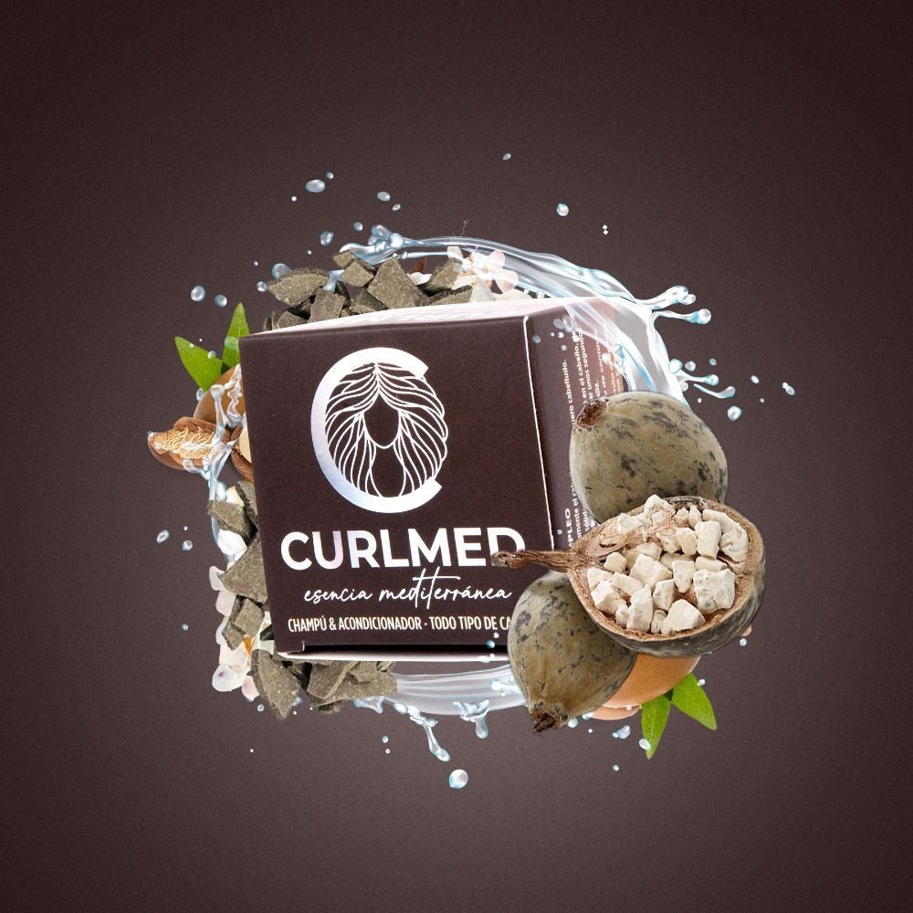 CurlMed Festes Shampoo + Spülung für alle Haartypen 70g