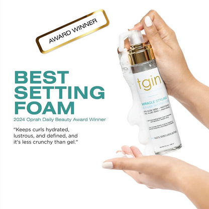 Tgin Miracle Styling Multi-Use Setting Foam 8oz