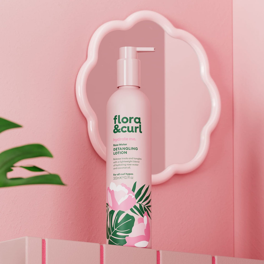 Flora &amp; Curl Hydrate Me Rosenwasser-Entwirrungspflege 300ml