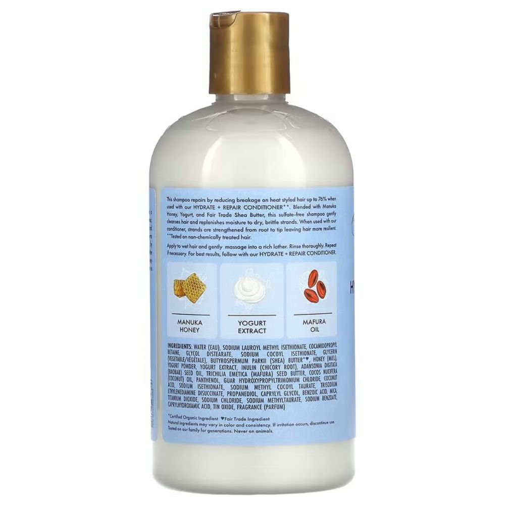Shea Moisture Manuka Honig &amp; Joghurt Hydrate + Repair Shampoo 384ml
