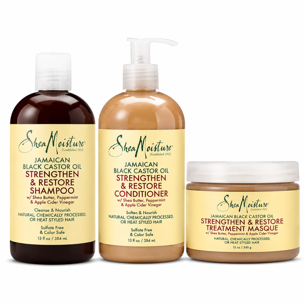 Shea Moisture Jamaican Black Castor Oil 3er-Pack