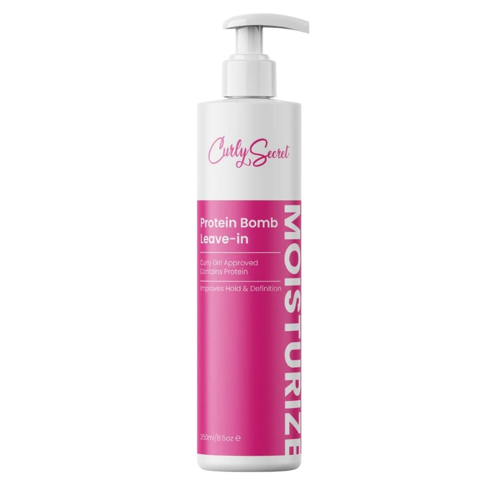 Curly secret Protein Bomb Leave-in Curly Girl Approved  contains protein