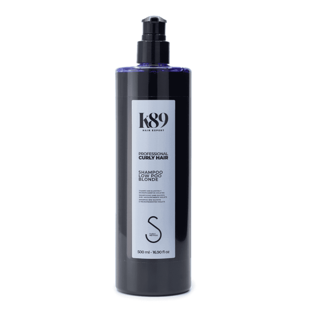 K89 Professional Curly Hair Blonde Low Poo Shampoo 500ml