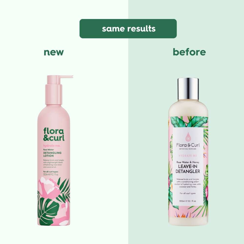 Flora &amp; Curl Hydrate Me Rosenwasser-Entwirrungspflege 300ml