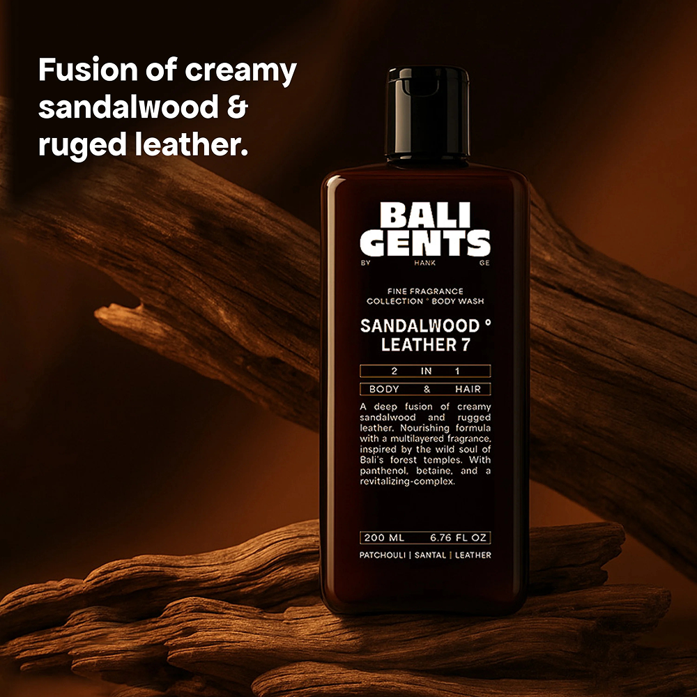 Bali Curls Gents Bodywash Sandelholz Leder 7 200ml