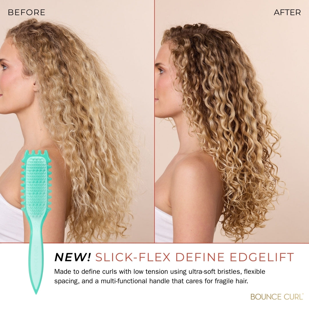 Bounce Curl Slick-Flex Define EdgeLift Brush Türkis