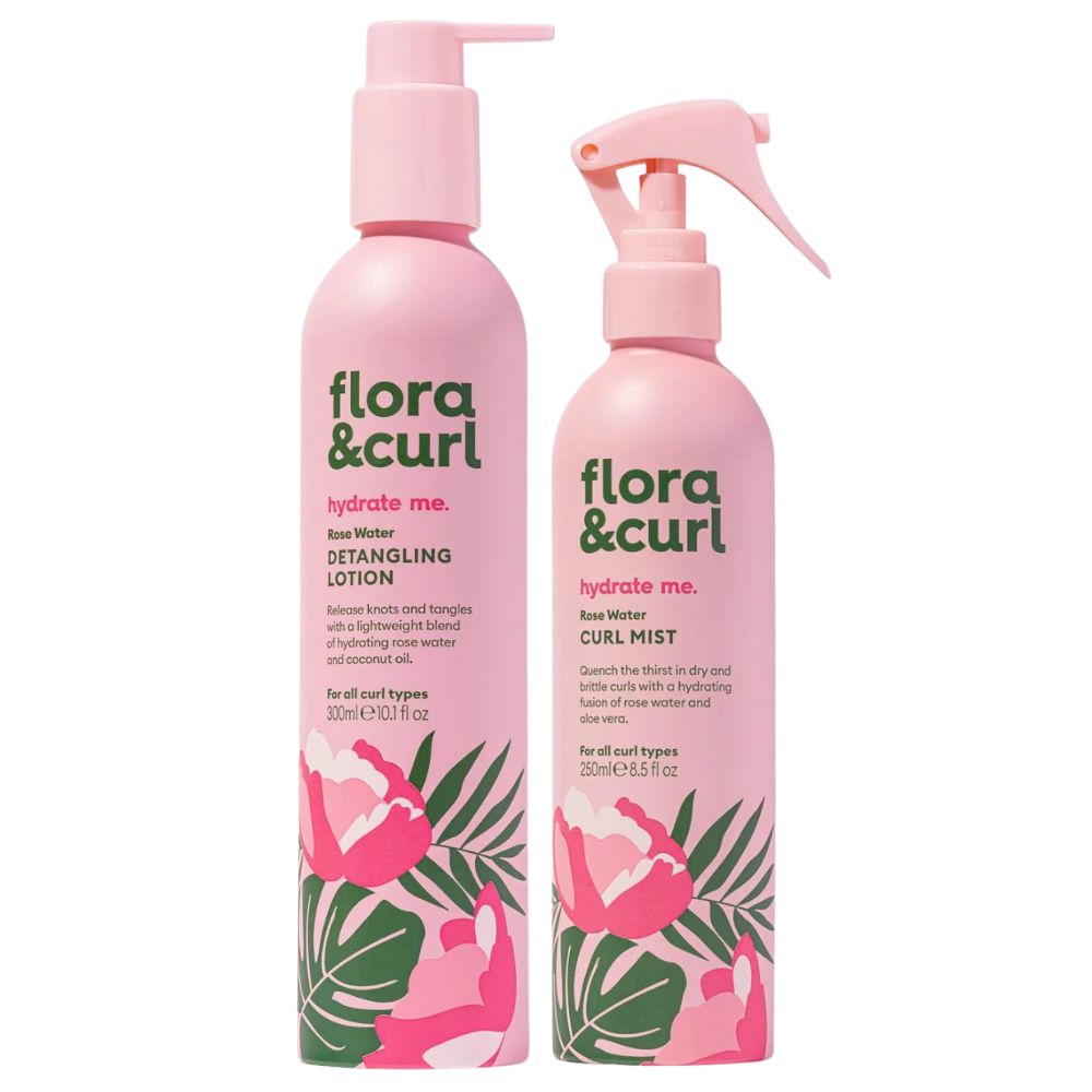 Flora &amp; Curl Hydrate Me Rosenwasser-Feuchtigkeitspackung