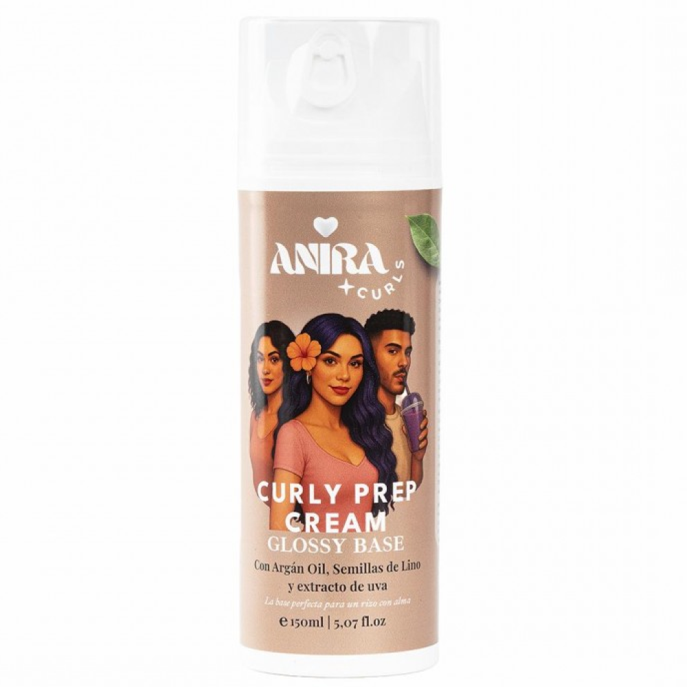 Anira Curls Curly Prep Cream-Glänzende Basis