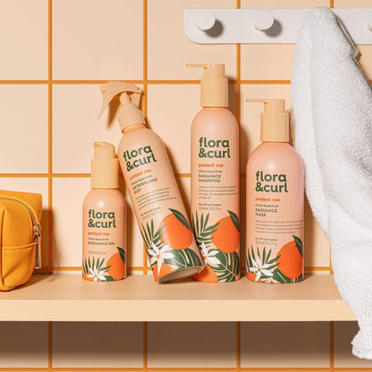 Flora &amp; Curl Protect Me Citrus Superfruit Radiance Maske 300ml