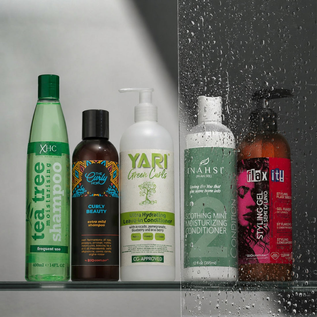 CurlyNest Starter Kit für lockiges Haar 3C-4A - Lipiderhaltung