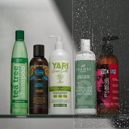 CurlyNest Starter Kit für lockiges Haar 3C-4A - Lipiderhaltung