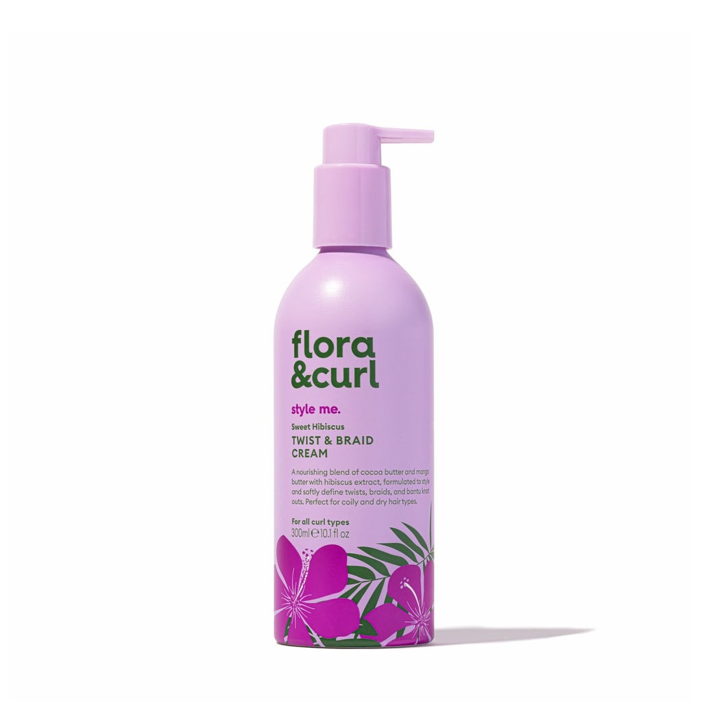Flora &amp; Curl Style Me Sweet Hibiscus Twist &amp; Braid Creme 300ml