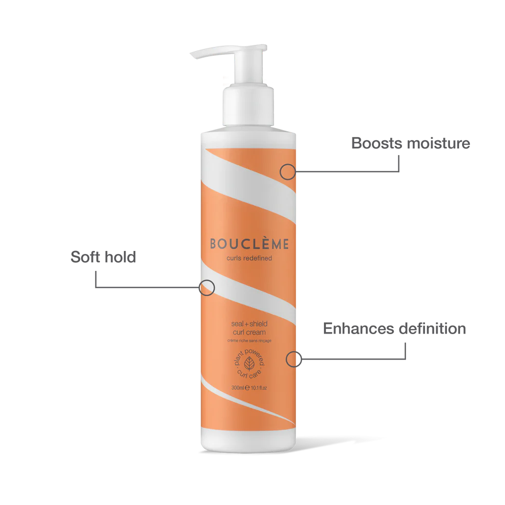 Boucleme Curls redefined  Seal + Shield curl cream.   
