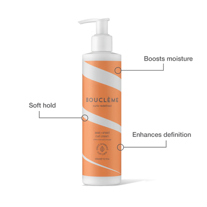 Boucleme Curls redefined  Seal + Shield curl cream.   